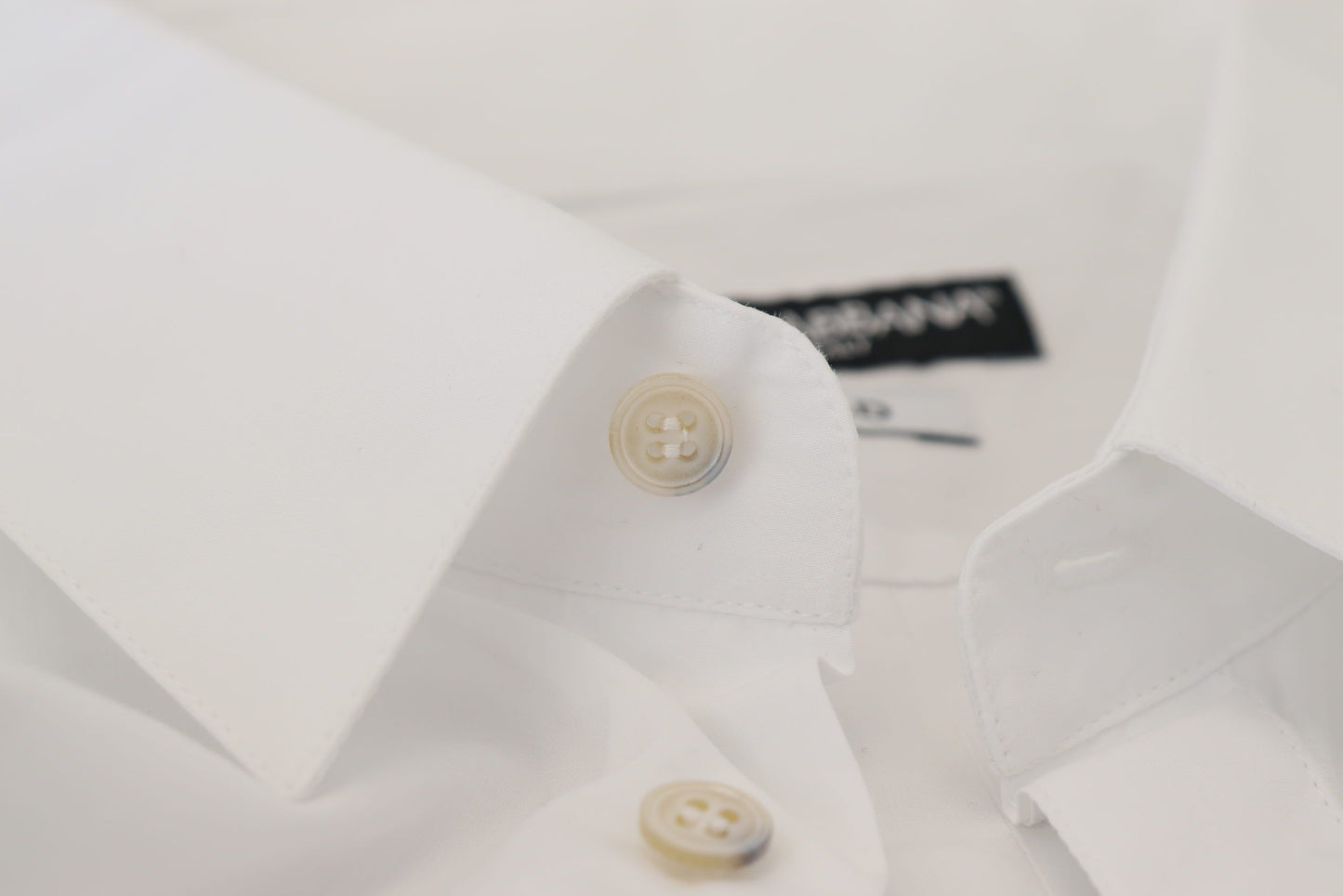 Weißes, formelles GOLD-Hemd aus Baumwolle mit Pfauenfedern