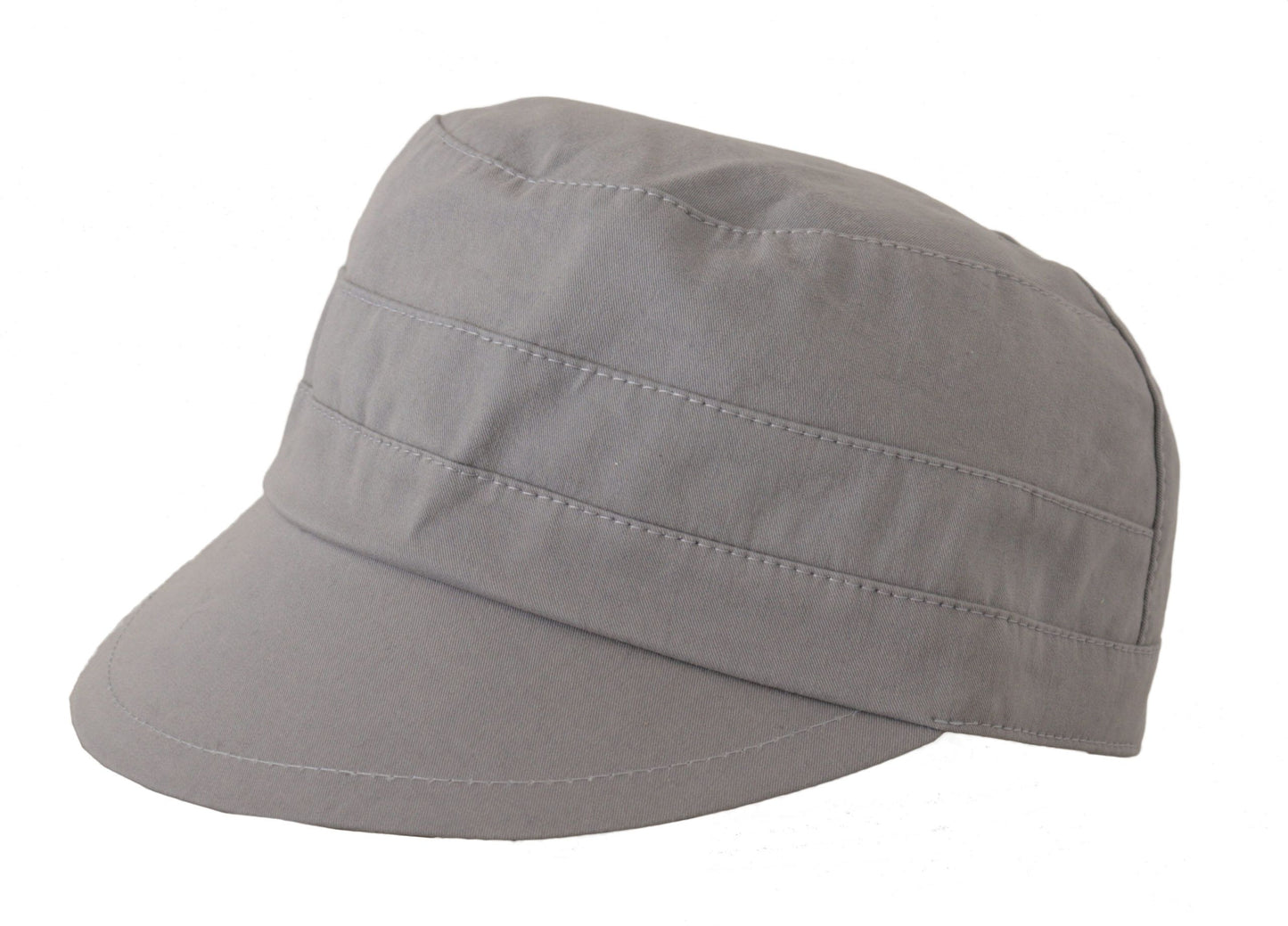 Gorra Newsboy Gris Hombre Capello Algodón Sombrero