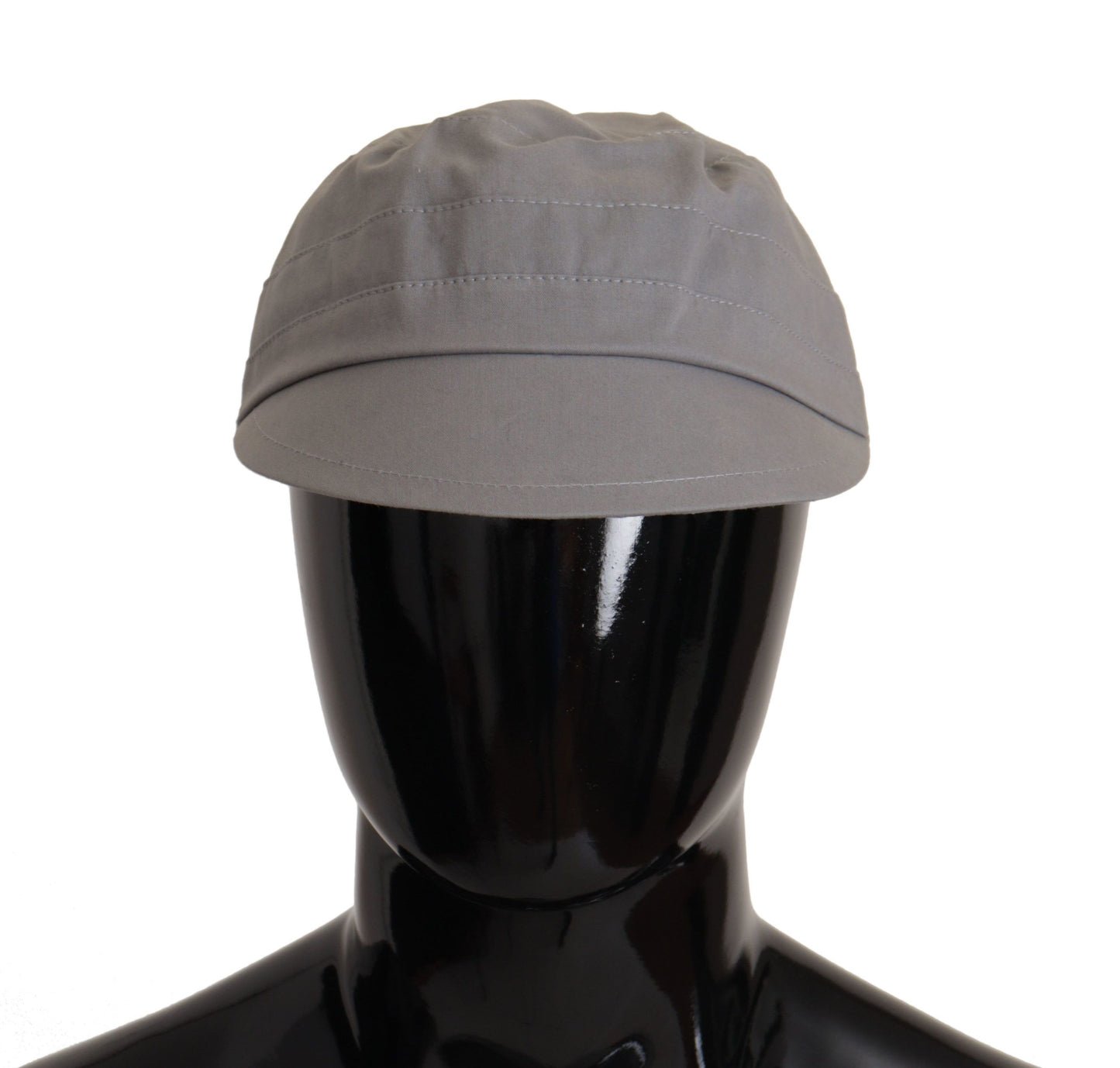 Gorra Newsboy Gris Hombre Capello Algodón Sombrero