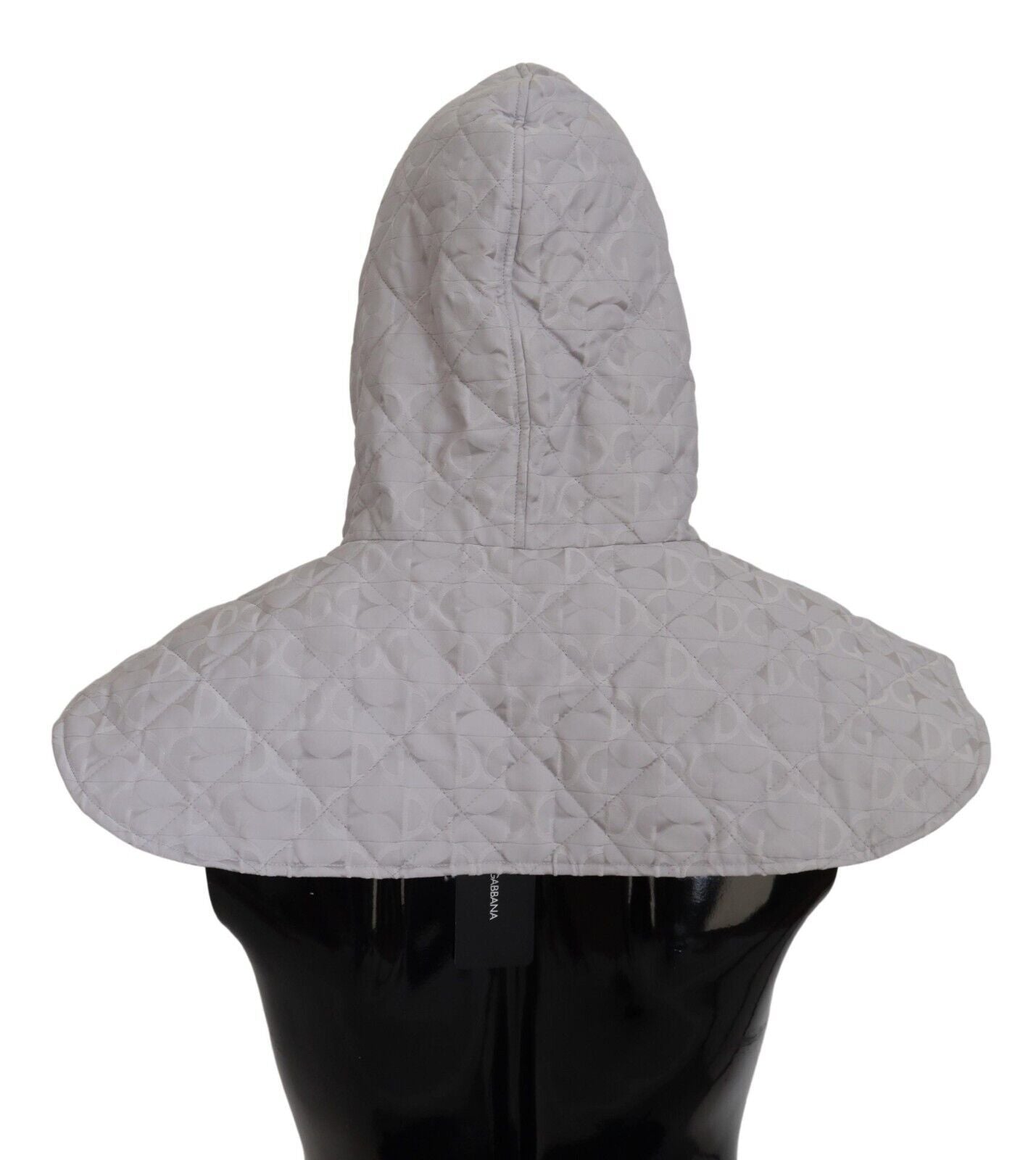 Gorro de nailon de talla única, acolchado, color blanco