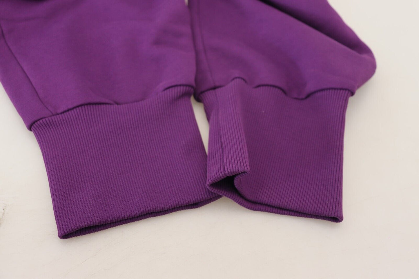 Pantaloni da jogging con pantaloni sportivi cargo in cotone viola