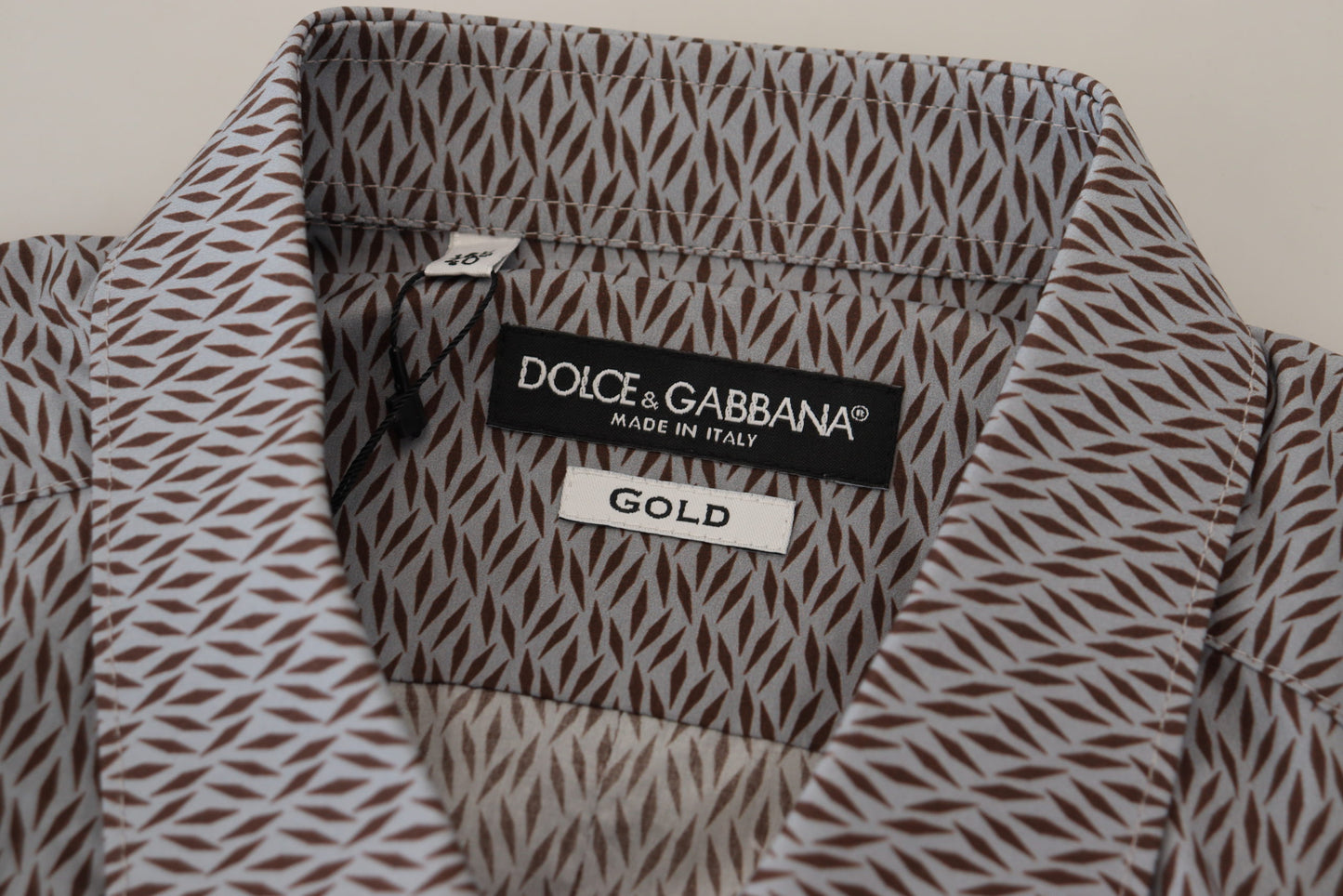 Camicia formale abito slim fit ORO marrone grigio