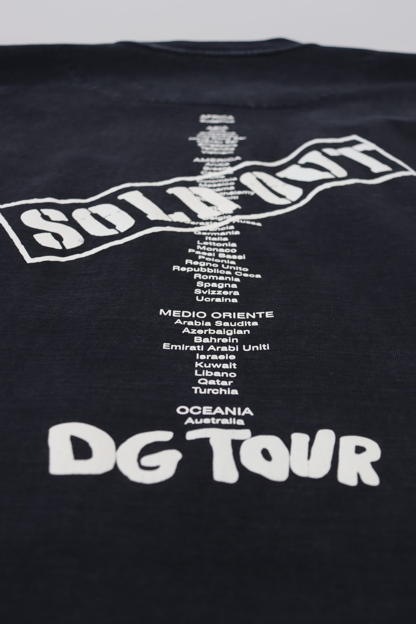 T-shirt nera in cotone girocollo Fashion D&G