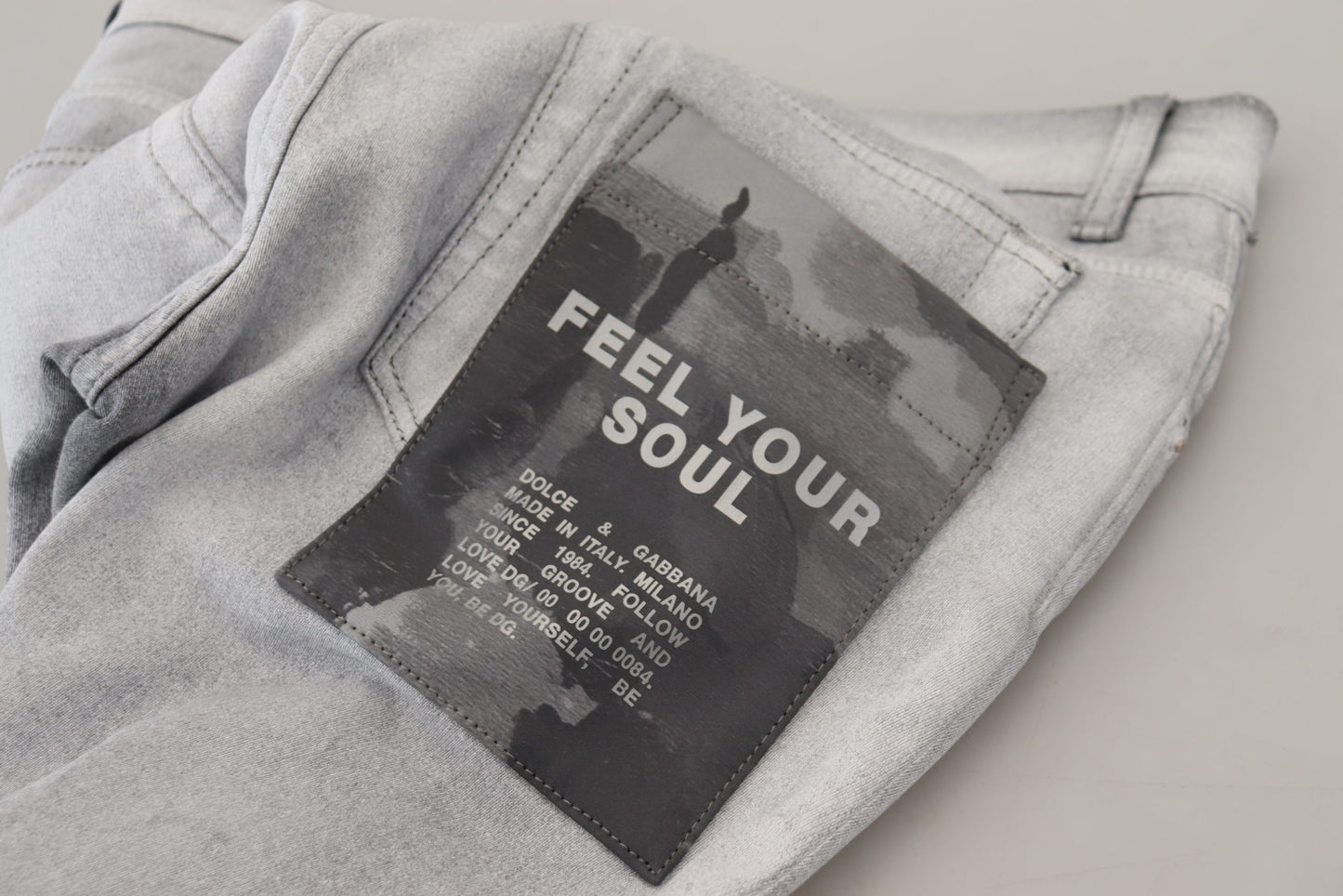 Jeans skinny da uomo skinny lavati grigi