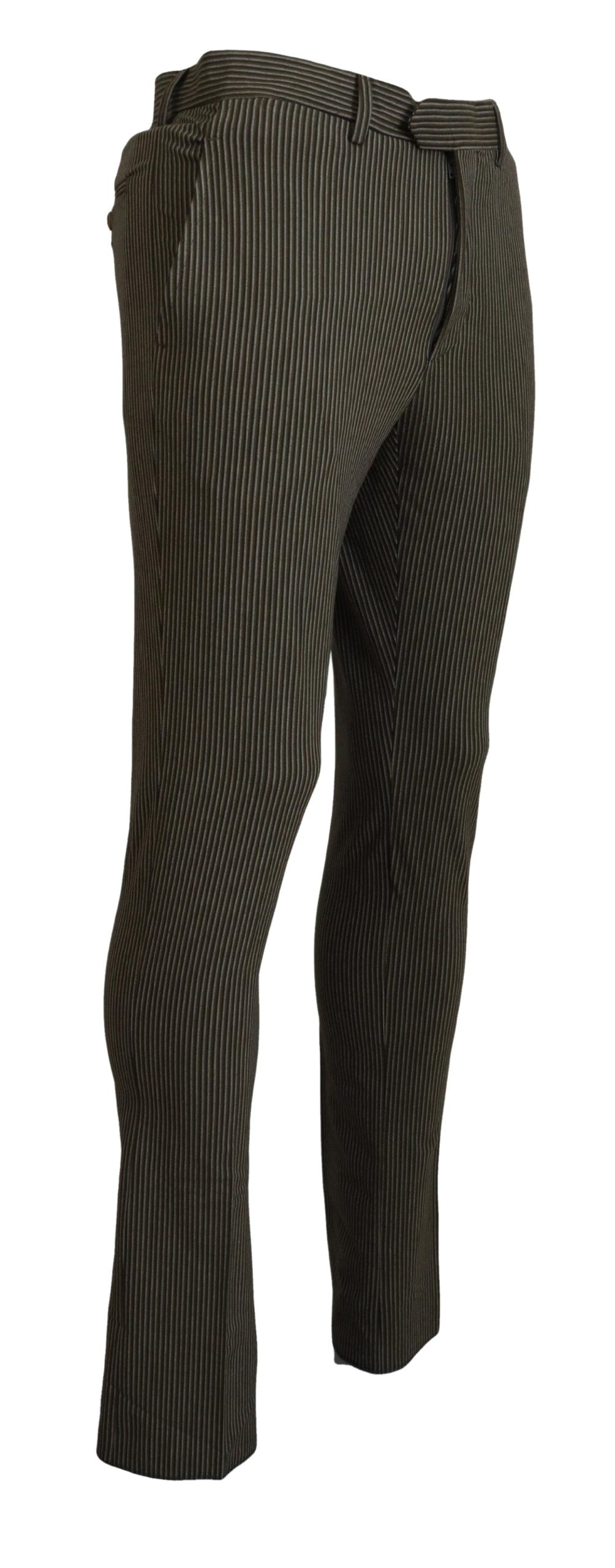 Pantalones de hombre de puro algodón a rayas multicolores