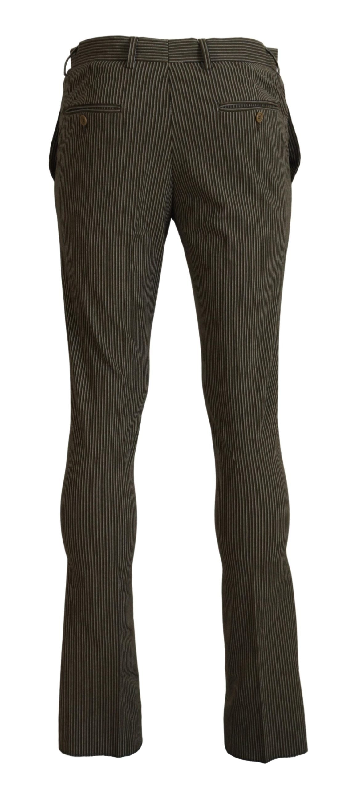 Pantalones de hombre de puro algodón a rayas multicolores