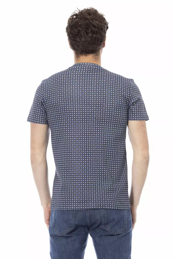 T-shirt pour homme en coton gris Baldinini Trend