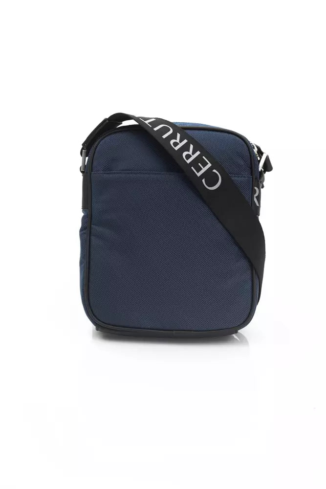 Borsa a tracolla in nylon blu