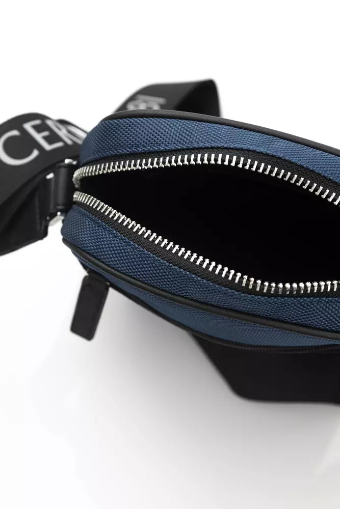 Borsa a tracolla in nylon blu