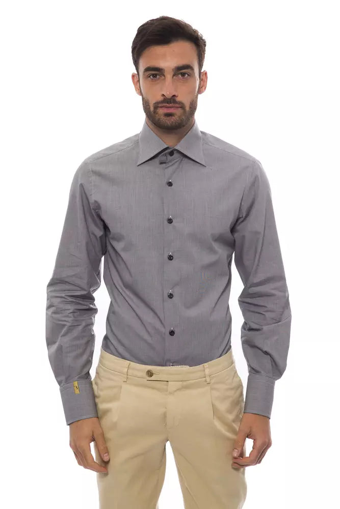 Camisa De Algodón En Blanco Y Negro