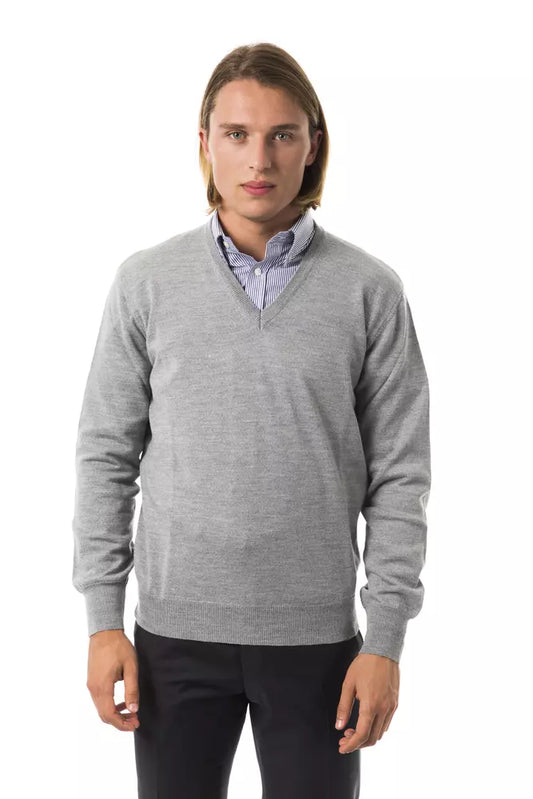 Jersey de lana gris