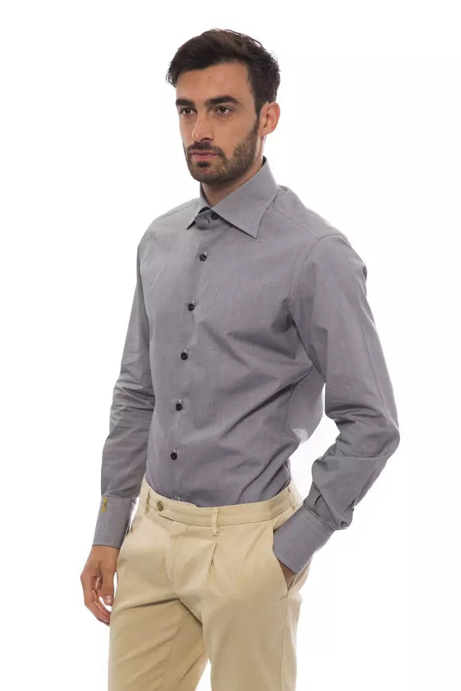 Camisa De Algodón En Blanco Y Negro