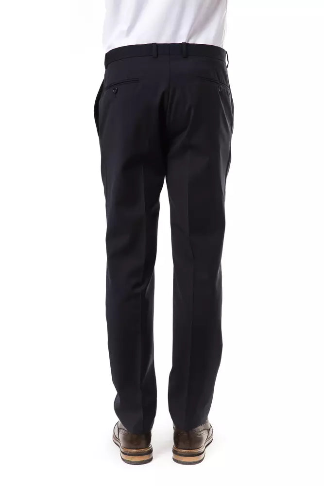 Herrenhose aus grauer Wolle von Uominitaliani