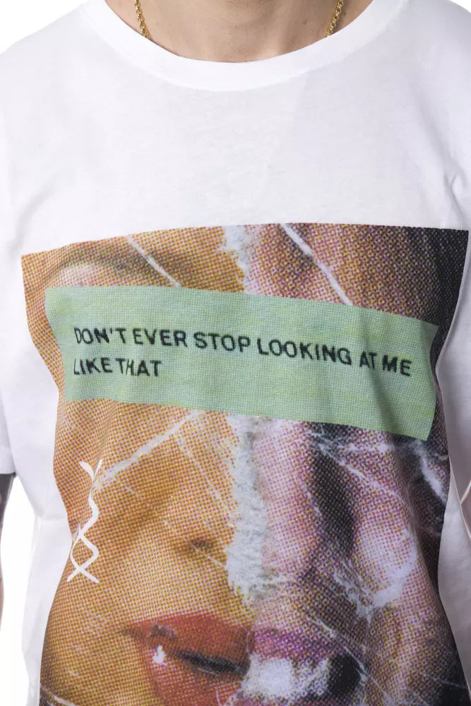 Nicolo Tonetto Weiß Baumwolle Herren T-Shirt