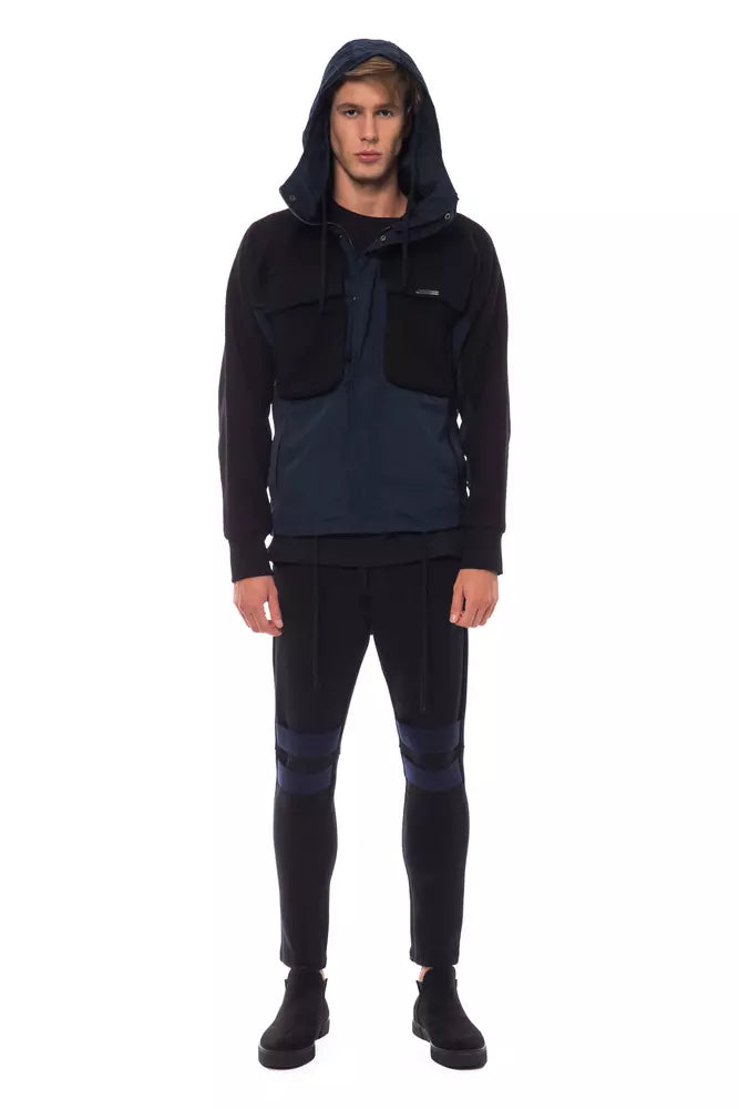 Veste pour homme en laine noire Nicolo Tonetto