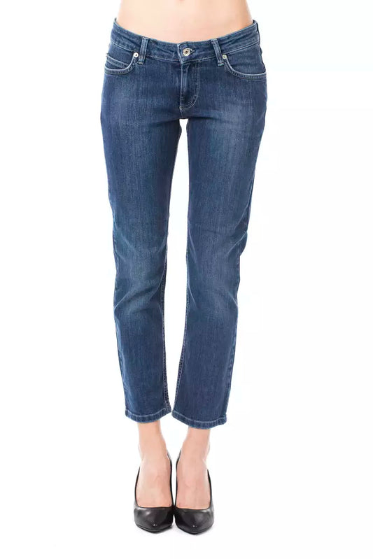 Jeans e pantaloni in cotone azzurro