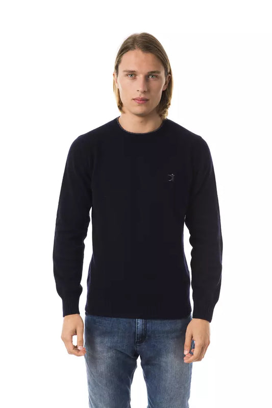 Jersey de lana azul