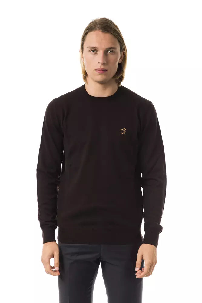 Jersey de lana merino marrón