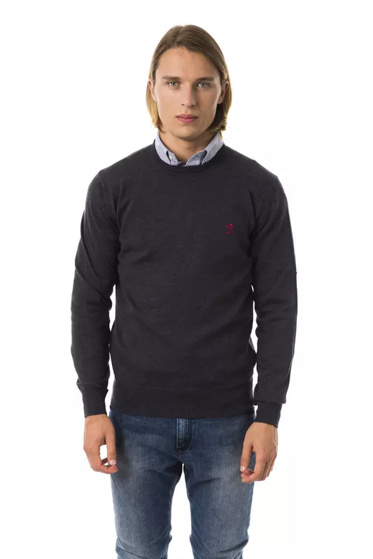 Jersey de lana merino gris