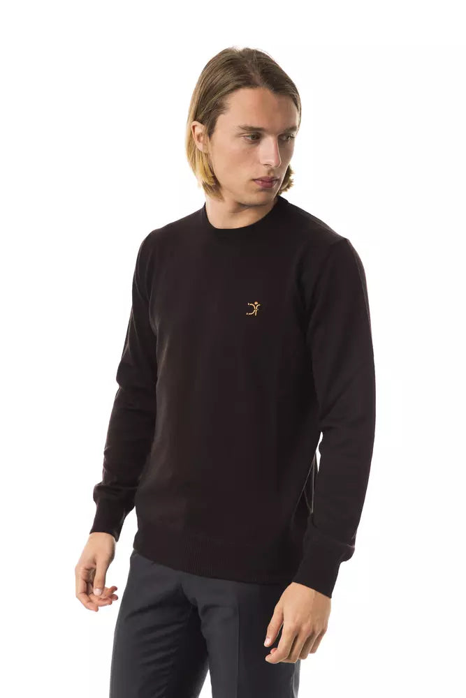Jersey de lana merino marrón