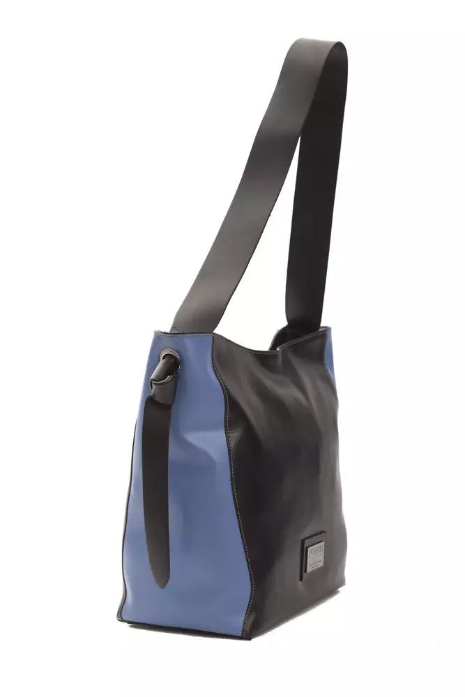 Sac à main pour femmes en cuir noir Pompei Donatella