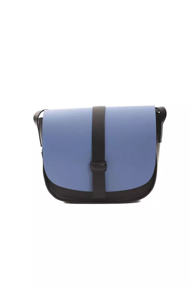 Bolso bandolera de cuero azul