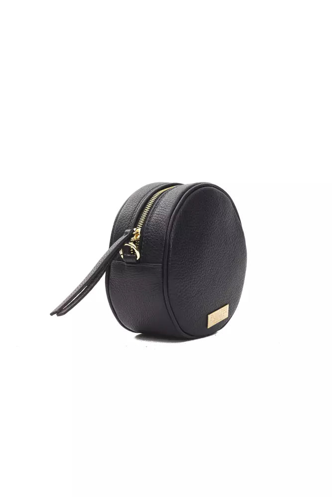Bolso bandolera de cuero gris