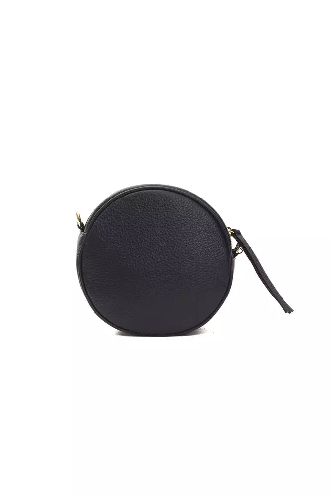 Bolso bandolera de cuero gris