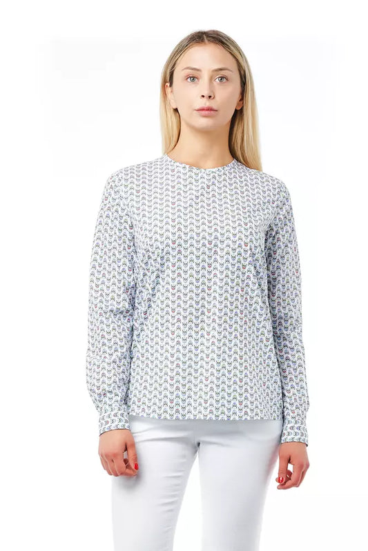 Chemise Femme en Coton Blanc Bagutta