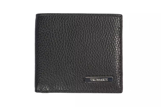 Cartera de cuero negra