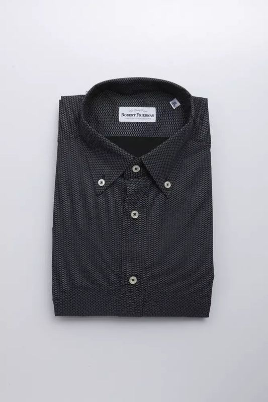 Camicia in cotone nero