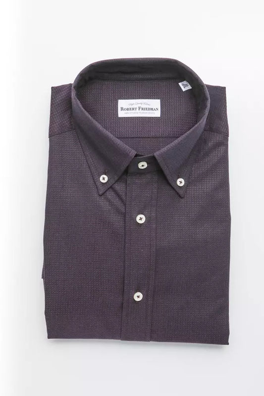 Camicia in cotone nero