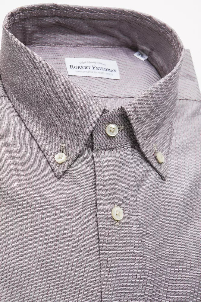 Camisa de algodón beige