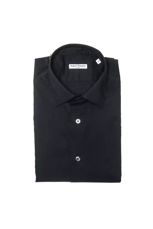 Camicia in cotone nero