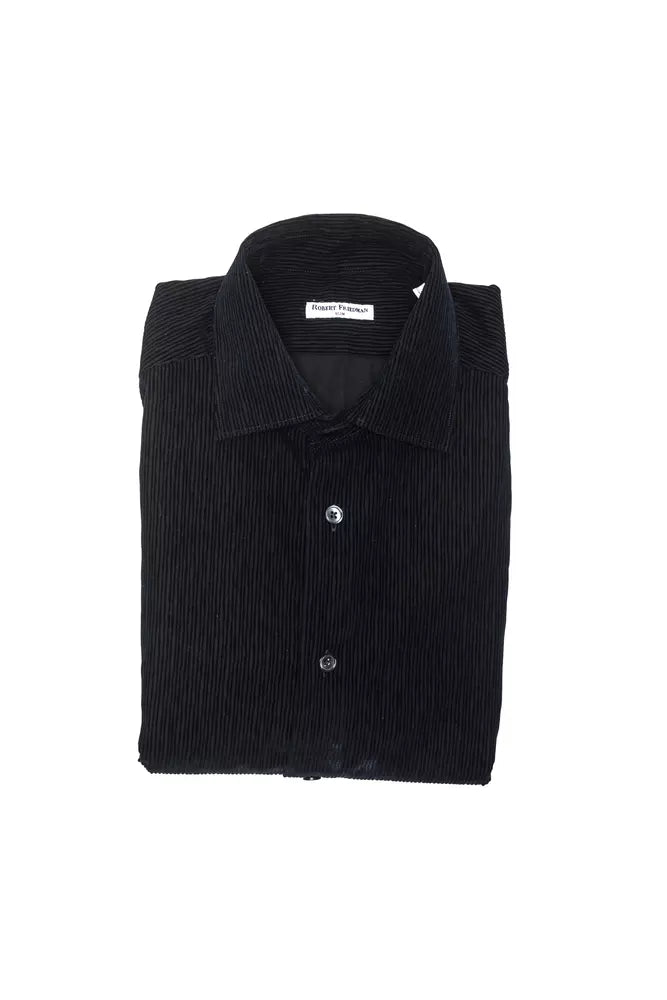 Camicia in cotone nero