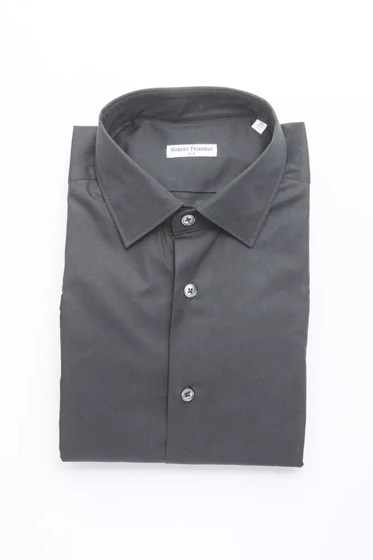Camicia in cotone nero
