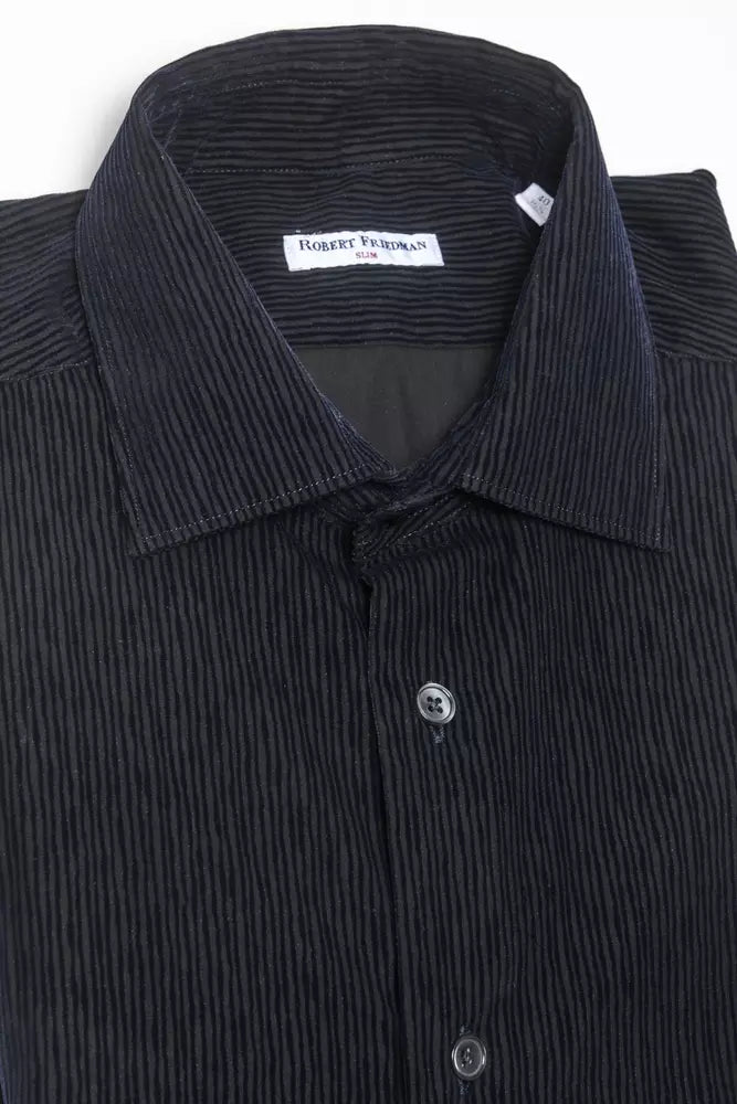 Camicia in cotone nero