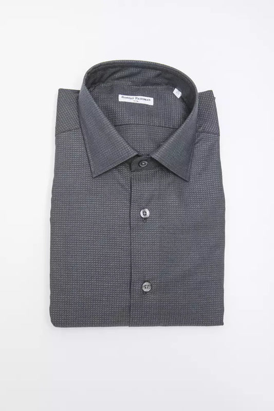 Camicia in cotone nero