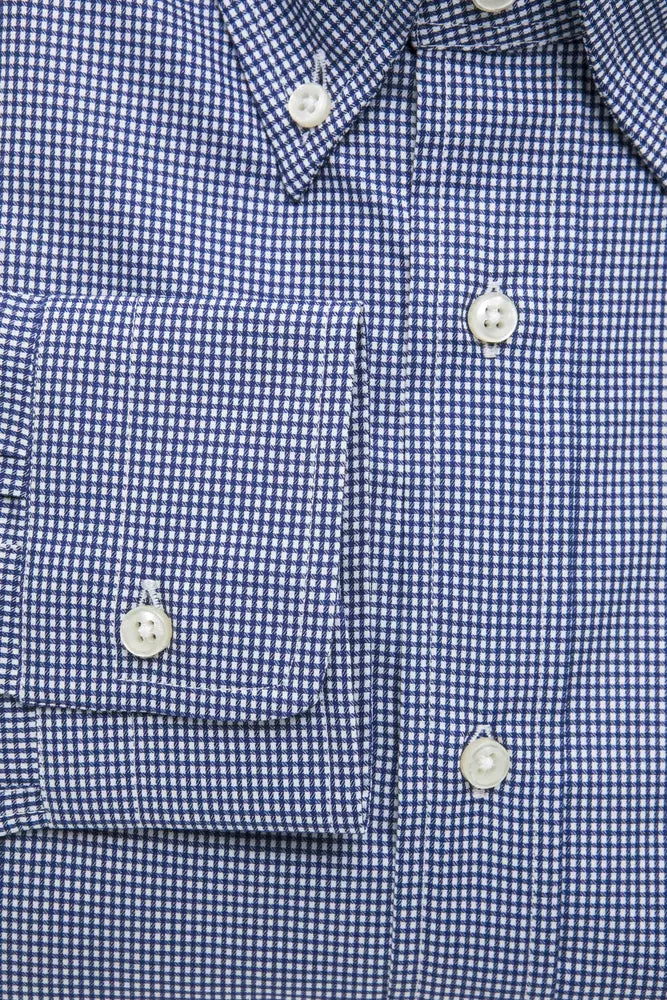 Camicia in cotone blu