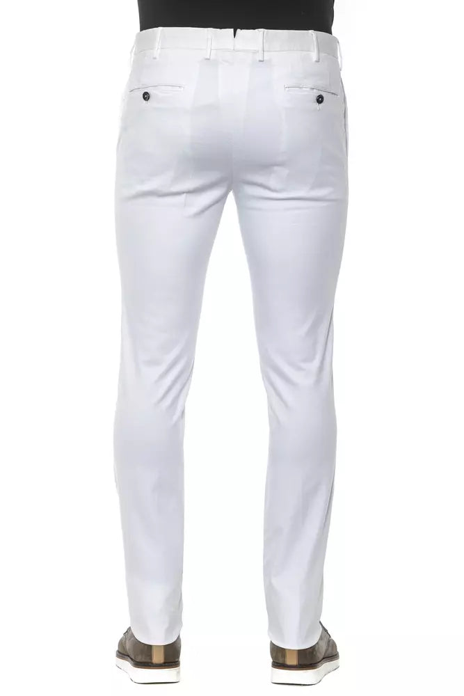 Jeans e pantaloni in cotone bianco