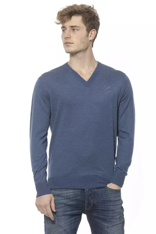 Billionaire Italian Couture Elegante Maglione da Uomo in Cashmere a V