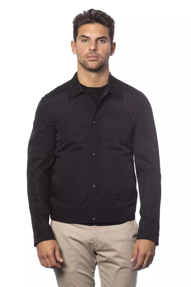 Chaqueta de algodón negra