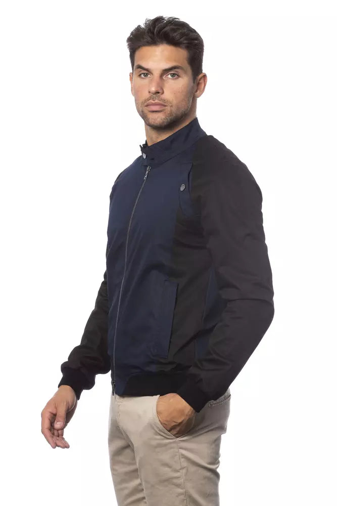 Chaqueta de algodón azul