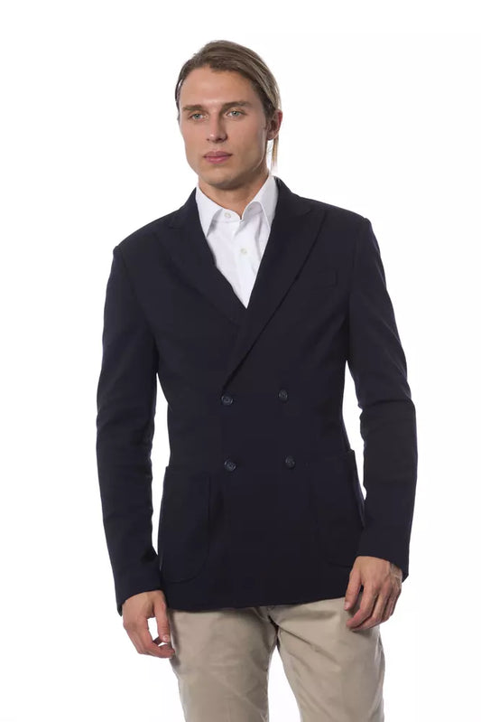 Verri Blue Viskose Herren Blazer