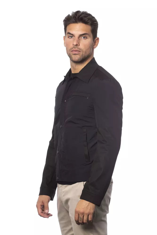 Chaqueta de algodón negra