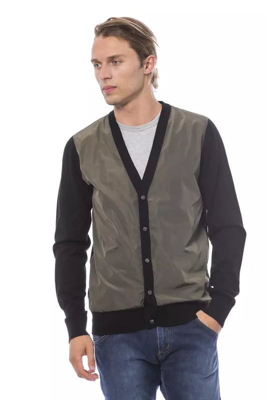 Cardigan pour hommes en laine multicolore Verri