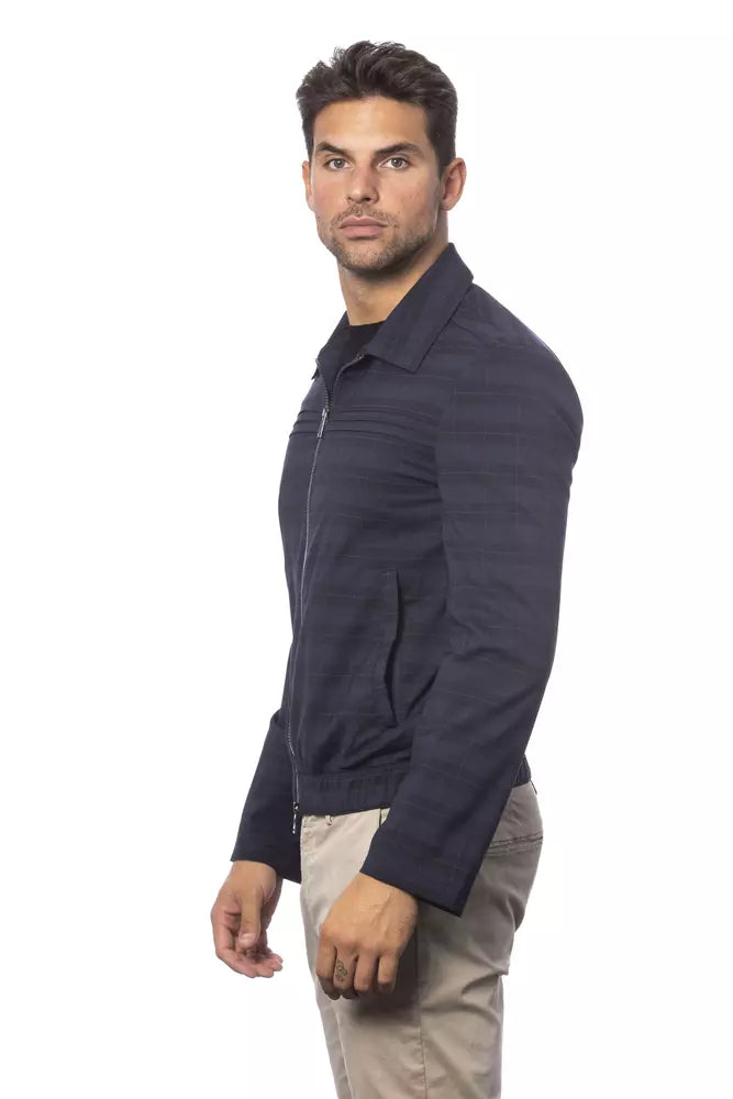 Chaqueta de lana azul