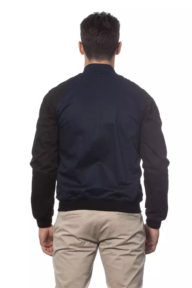 Chaqueta de algodón azul