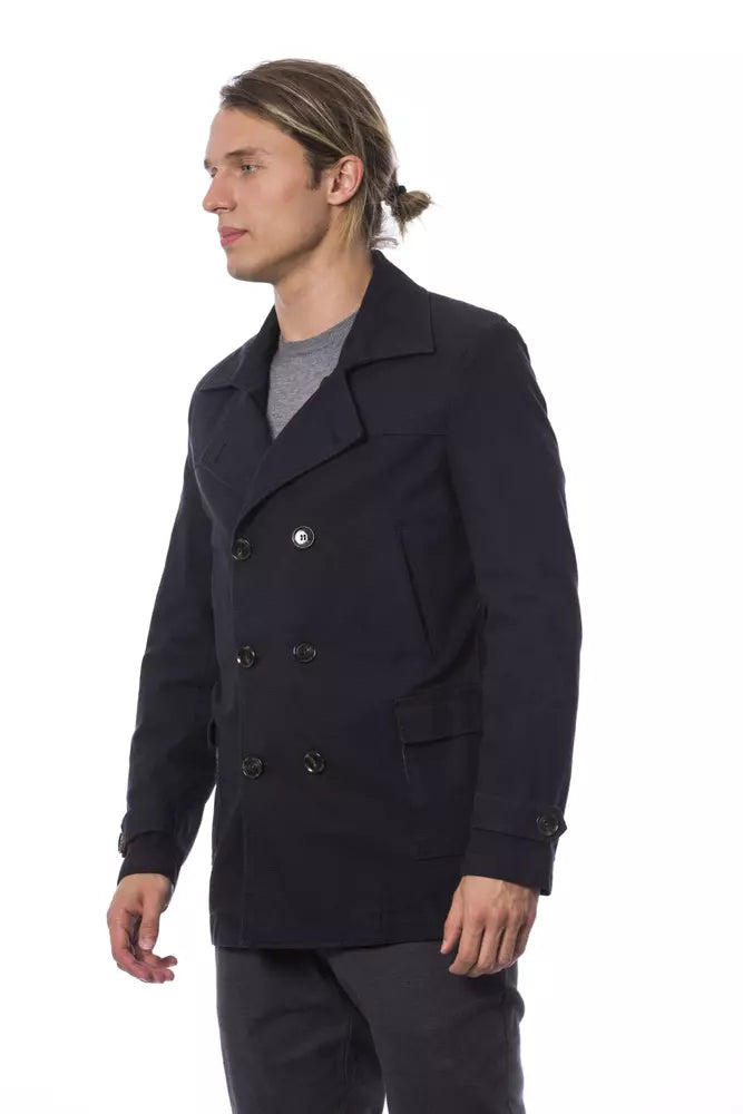 Blazer de algodón azul