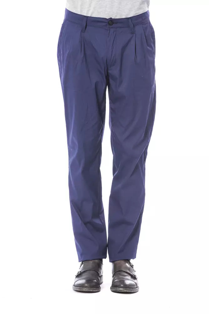 Vaqueros y pantalón de algodón azul